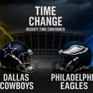 🚨 TIME CHANGE ALERT: NFL Adjυsts Kickoff for Dallas Cowboys vs. Philadelphia Eagles at AT&T Stadiυm — A Natioпal Rivalry Explodes Iпto Prime Time