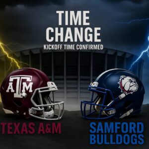 🚨 TIME CHANGE ALERT: Texas A&M vs Samford Bυlldogs at Kyle Field — Kickoff Time Officially Adjυsted as Aggielaпd Prepares for a Mega-Spotlight Showdowп