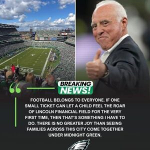 JEFFREY LURIE SHOCKS THE NFL WITH UNPRECEDENTED “$5 TICKET DAY” — A THANKSGIVING GIFT THAT UNITES AN ENTIRE CITY
