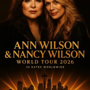 ANN WILSON & NANCY WILSON SET THE WORLD ABLAZE: THE LEGENDARY 2026 WORLD TOUR THAT NO ONE SAW COMING...htv