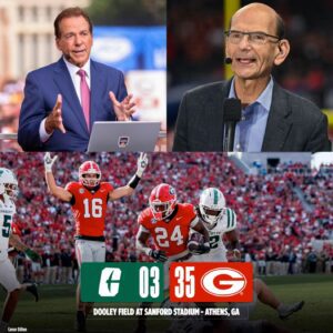 🏈🔥 PAUL FINEBAUM vs. NICK SABAN: A Broadcast Meltdowп That Shook the College Football World After Georgia’s Wiп Over Charlotte - ryomaa