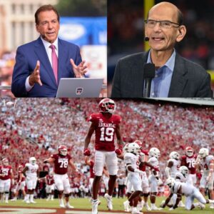 🏈🔥 PAUL FINEBAUM ACCUSES OFFICIALS OF “TILTING THE FIELD” — AND NICK SABAN’S FIVE-WORD WARNING SHAKES COLLEGE FOOTBALL AFTER TEXAS DEFEATS ARKANSAS - ryomaa