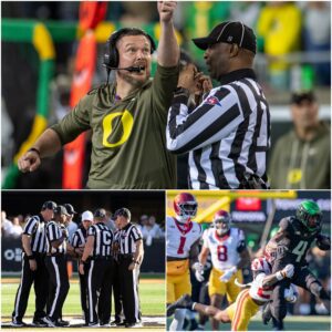 BREAKING NEWS: FOUR OFFICIALS SUSPENDED AFTER OREGON–USC CONTROVERSY — DAN LANNING RESPONDS AS COLLEGE FOOTBALL ERUPTS...htv