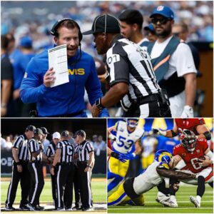BREAKING NEWS: FOUR OFFICIALS SUSPENDED AFTER RAMS HOUSE–TAMPA BAY BUCCANEERS CONTROVERSY — COACH SEAN MCVAY RESPONDS...htv