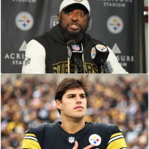 🚨 STEELERS ERUPT: MIKE TOMLIN’S FIERY 10-MINUTE DEFENSE OF MASON RUDOLPH SHOCKS THE NFL