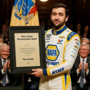 CHASE ELLIOTT HONORED WITH HUMANITARIAN AWARD IN NEW JERSEY: A NASCAR STAR WHOSE TRUE LEGACY EXTENDS FAR BEYOND THE TRACK...htv