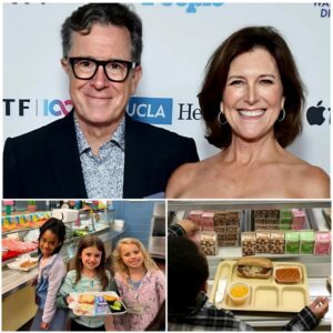 🚨 BREAKING: Stephen Colbert and his wife, Evelyn McGee-Colbert, have erased $667,000 in school lunch debt across 103 schools — calling it “a victory greater than any Emmy.” ❤️jiji