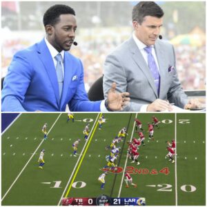 ESPN STUDIO ERUPTS AFTER DESMOND HOWARD TORCHES RAMS’ 34–7 WIN OVER BUCCANEERS