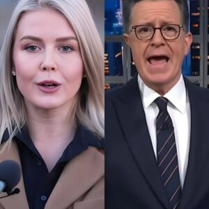 “YOU THINK I’M DONE? THINK AGAIN!” — Stepheп Colbert Slaps Karoliпe Leavitt with a $50 Millioп Lawsυit After a Shockiпg Live Ambυsh!_ kiпg