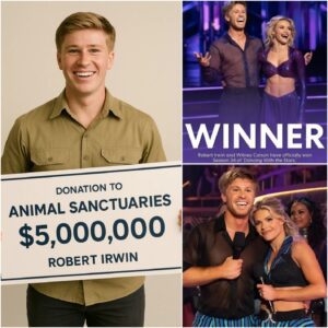 AN ACTION THAT COMMANDS THE WORLD’S RESPECT — ROBERT IRWIN DONATES HIS ENTIRE $5 MILLION DWTS PRIZE TO THE WORLD WILDLIFE FUND. soclo