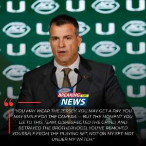 🔥 BREAKING NEWS: MARIO CRISTOBAL DROPS THE HAMMER — THREE MIAMI HURRICANES STARS SUSPENDED AFTER NIGHTCLUB INCIDENT