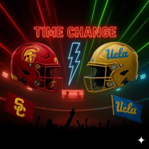 BREAKING SHOCKER! USC–UCLA KICKOFF TIME JUST GOT CHANGED — AND FANS ACROSS LOS ANGELES ARE LOSING THEIR MINDS OVER THE STUNNING NEW ANNOUNCEMENT!