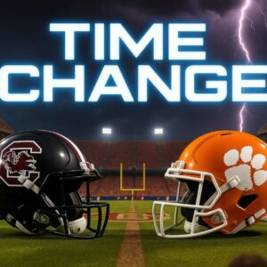 BREAKING: NCAA CONFIRMS NEW KICKOFF TIME FOR SOUTH CAROLINA VS. CLEMSON — THE PALMETTO STATE RIVALRY ERUPTS WITH NEW INTENSITY