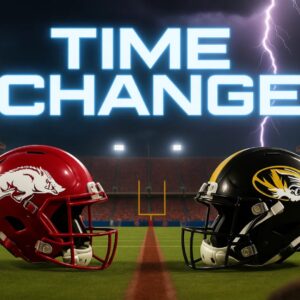 BREAKING: NCAA CONFIRMS NEW KICKOFF TIME FOR ARKANSAS VS. MISSOURI — THE BATTLE LINE RIVALRY ERUPTS WITH NEW URGENCY