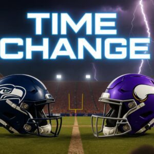 BREAKING: NCAA-STYLE SCHEDULE SHOCKWAVE HITS THE NFL AS SEATTLE SEAHAWKS VS. MINNESOTA VIKINGS RECEIVE UPDATED KICKOFF TIME — A RIVALRY SHOWDOWN EXPLODES INTO NATIONAL HEADLINES