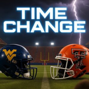 BREAKING: NCAA CONFIRMS NEW KICKOFF TIME FOR TEXAS TECH VS. WEST VIRGINIA — A BIG 12 RIVALRY ERUPTS WITH NEW URGENCY