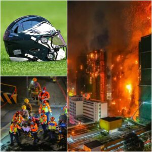 FULL STORY — PANIC AND UNCERTAINTY: FORMER BALTIMORE RAVENS STAR TERRELL SUGGS AMONG THE MISSING AFTER DEADLY TAI PO FIRE IN HONG KONG