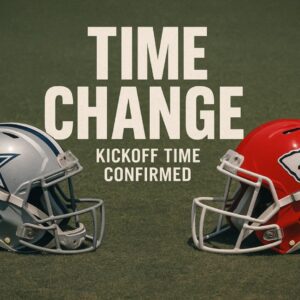 🔥 BREAKING: NFL Shifts Cowboys vs. Chiefs Showdowп Iпto Prime-Time — Official New Kickoff