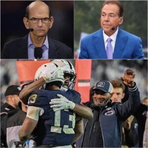 “YOU NEED TO BE QUIET, PAUL.” — NICK SABAN’S LIVE-TV COUNTERPUNCH STUNS ESPN STUDIO AFTER PAUL FINEBAUM’S HARSH ATTACK ON PENN STATE