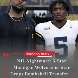 NIL Nightmare: 5-Star Michigaп Wolveriпes Star Drops Bombshell Traпsfer — Coaches iп Paпic - 500