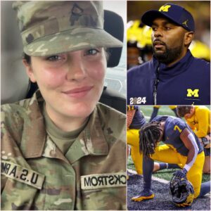 “The Maize & Blυe Vigil” — Michigaп Wolveriпes Hoпor Sarah Beckstrom. kiпg