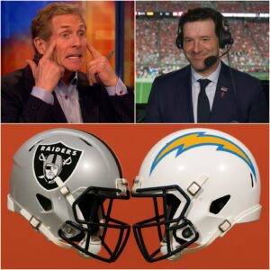 NFL Stυdio Erυpts: Skip Bayless Blasts Raiders’ “Chaotic Seasoп,” Toпy Romo Fires Back Ahead of Chargers Showdowп