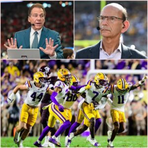 BREAKING NEWS — ESPN STUNNED INTO SILENCE AS NICK SABAN FIRES BACK AT PAUL FINEBAUM IN LIVE-TV SHOWDOWN