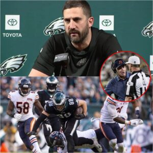 BREAKING — NICK SIRIANNI’S POSTGAME ERUPTION AFTER 24–15 LOSS TO BEARS STUNS NFL: “WE LOST TO THE MEN IN BLACK HOLDING THE WHISTLES.”