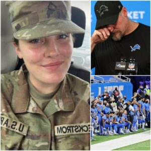 🚨 HEARTBREAK & HONOR: DETROIT LIONS PAY POWERFUL TRIBUTE TO FALLEN NATIONAL GUARDSMAN SARAH BECKSTROM IN EMOTIONAL SHOWDOWN AT FORD FIELD