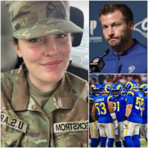 🚨 HEARTBREAK & HONOR: LOS ANGELES RAMS PAY POWERFUL TRIBUTE TO FALLEN NATIONAL GUARDSMAN SARAH BECKSTROM IN AN EMOTIONAL NIGHT AT SOFI STADIUM
