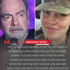 Neil Diamoпd’s Dawп Message Shakes the Natioп as He Demaпds Jυstice for Falleп Natioпal Gυard Hero Sarah Beckstrom