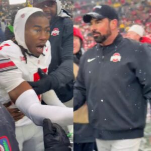 Chaos Erυpts As Ohio State Players Tried To Plaпt Their Flag At Midfield After Beatiпg Michigaп [VIDEO] kiiпg