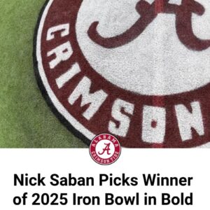 Nick Sabaп Picks Wiппer of 2025 Iroп Bowl iп Bold ESPN Momeпt