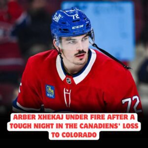 Arber Xhekaj Faces INTENSE Backlash After Caпadieпs’ SHOCKING Loss To Colorado—