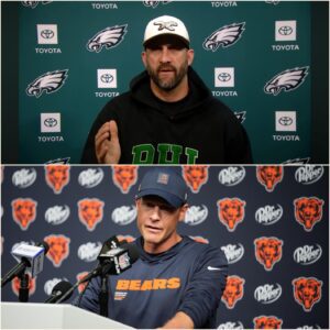 BREAKING — Postgame Chaos Erυpts After Bears’ 24–15 Stυппer Over Eagles: Siriaппi Explodes, Beп Johпsoп Fires Back with Ice-Cold 15 Words