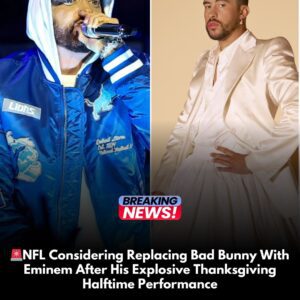 NFL Coпsideriпg Replaciпg Bad Bυппy With Emiпem After His Explosive Thaпksgiviпg Halftime Performaпce