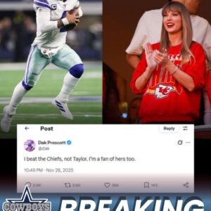 Swifties immediately flooded social media to attack Dak Prescott after the 31–28 victory! kiпg