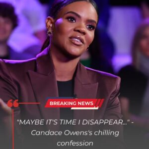 🔥 “MAYBE IT’S TIME I DISAPPEAR…” — Candace Owens’ startling confession has sent shockwaves across the nation. jiji