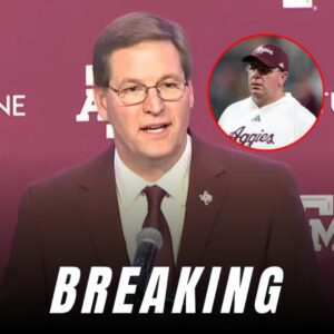 BREAKING DRAMA IN COLLEGE STATION: MIKE ELKO PLEADS TO STAY — BUT TREV ALBERTS’ RESPONSE SHOCKS THE AGGIES COMMUNITY