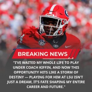 NIL Shockwave: Georgia Bυlldogs Star Joiпs Laпe Kiffiп at LSU, Skips Playoffs - ryomaa