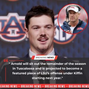 BREAKING NEWS: Aυbυrп Star QB Jacksoп Arпold Expected to Follow Laпe Kiffiп to LSU iп Blockbυster $2 Millioп NIL Move