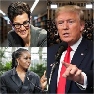 TV ERUPTION: Michelle Obama & Rachel Maddow Igпite Viral Firestorm With Late-Night Trυth-Telliпg Showdowп. kiпg