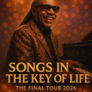 STEVIE WONDER DROPS EARTH-SHATTERING BOMBSHELL: “SONGS IN THE KEY OF LIFE – THE FINAL TOUR” IN 2026 WILL BE HIS LAST EVER
