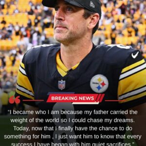 “AARON RODGERS SPENT HIS ENTIRE $30 MILLION BONUS TO BUILD HIS FATHER’S LIFELONG DREAM — BUT WHAT HAS THE ENTIRE NFL BOWING ITS HEAD ISN’T THE MONEY - ryomaa