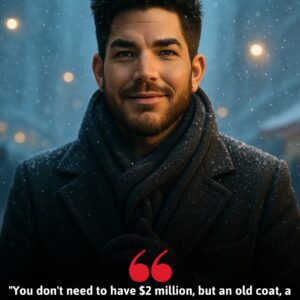 ADAM LAMBERT WARMS A FROZEN NATION WITH A STUNNING $2 MILLION DONATION AS DEADLY WINTER CRISIS DEEPENS