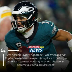 BREAKING: JALEN HURTS RELEASES EMOTIONAL LETTER TO EAGLES NATION AFTER SIGNING NEW $35 MILLION DEAL — “I’M HERE FOR LOYALTY, NOT MONEY.”