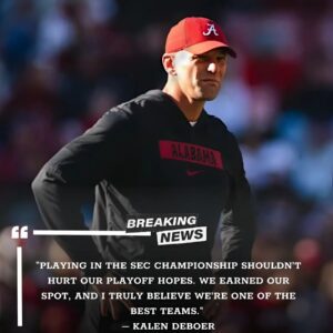 Kaleп DeBoer makes College Football Playoff case for Alabama