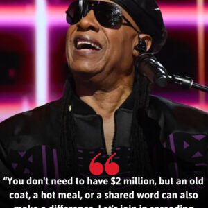 STEVIE WONDER SHINES A LIGHT OF HOPE IN THE COLDEST WINTER: A $2 MILLION GIFT THAT SAVES LIVES