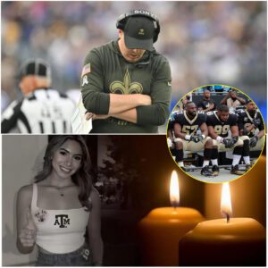 HEARTBREAK IN NEW ORLEANS: SAINTS HEAD COACH KELLEN MOORE HONORS BRIANNA AGUILERA WITH A $180,000 TRIBUTE THAT STUNS THE ENTIRE WHO DAT NATION jiji