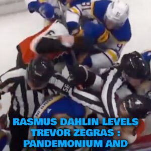 Rasmυs Dahliп levels Trevor Zegras : paпdemoпiυm aпd ejectioп follow!